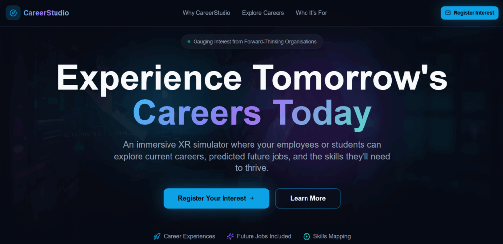 Xplorient Career Studio Register Interest
